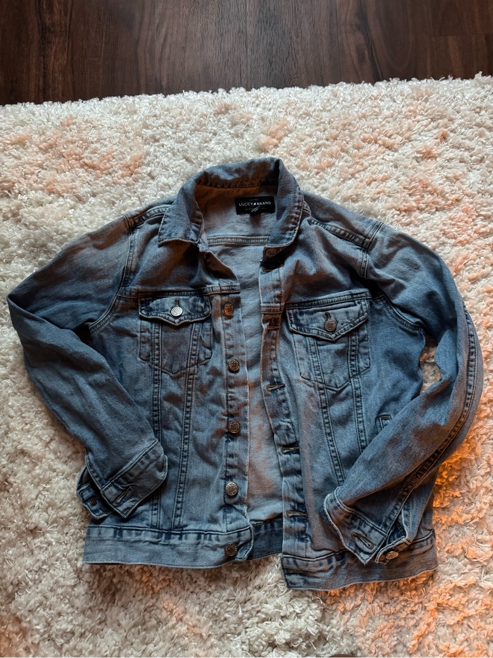 Lucky Brand Light Blue Women's Denim Jean Jacket • M
